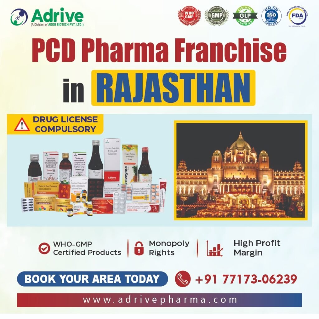 PCD Pharma Franchise in Rajasthan