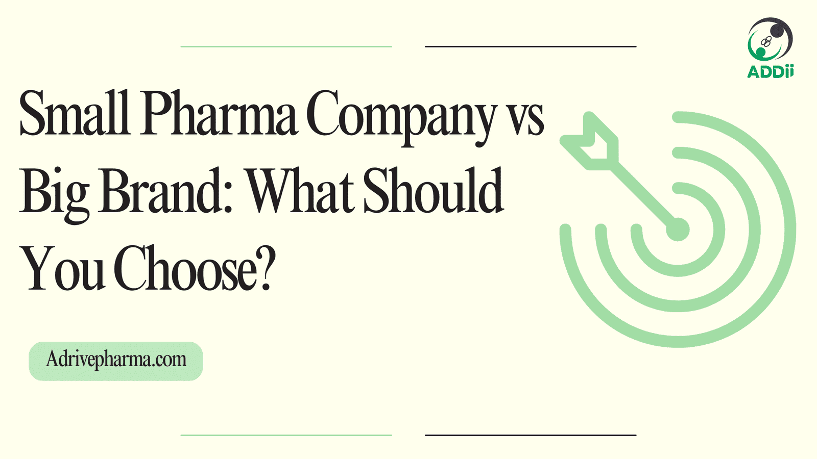 Small Pharma Company vs Big Brand What Should You Choose